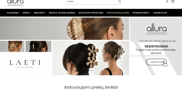 Egy butik szépségápolási forgalmazó, amely prémium márkákat, mint például Christophe Robin, terjeszt egy éles és reszponzív e-shopon keresztül.