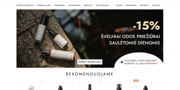 A természetet online hozva, a Biocos.lt az egyedi kézműves szépséget ötvözi a modern D2C teljesítménnyel.