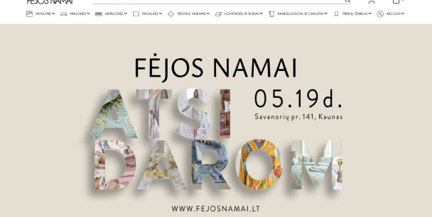 A litvániai lakástextil piac felemelése egy könnyű, átalakításra kész PrestaShop kirakattal a butik e-kereskedelem növekedéséhez